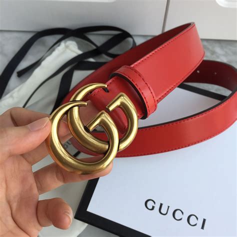 all red gucci belt fake